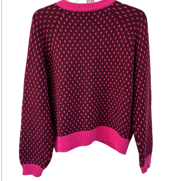 New without Tags. Marine Layer AVA CARDIGAN -WINE/BUBBLEGUM L - Picture 8 of 12